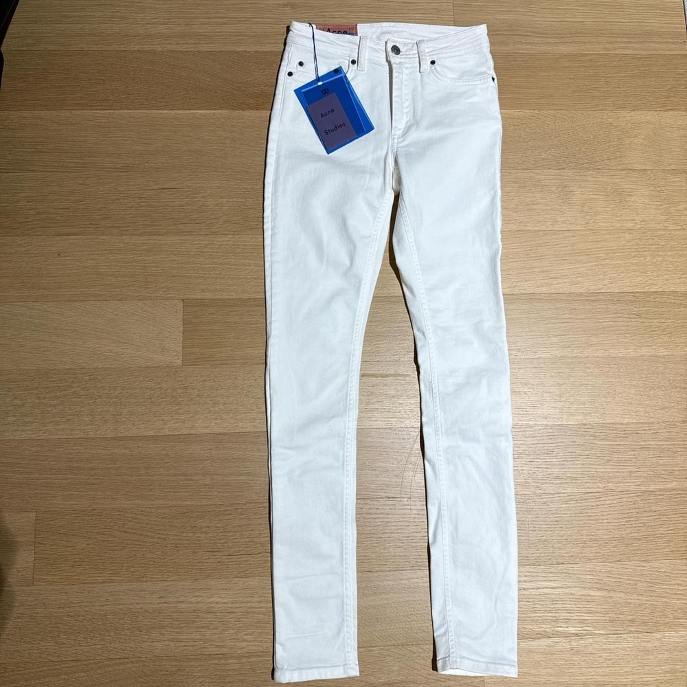 Acne Studios Bla Konst Women's White Skinny Jeans - NWT